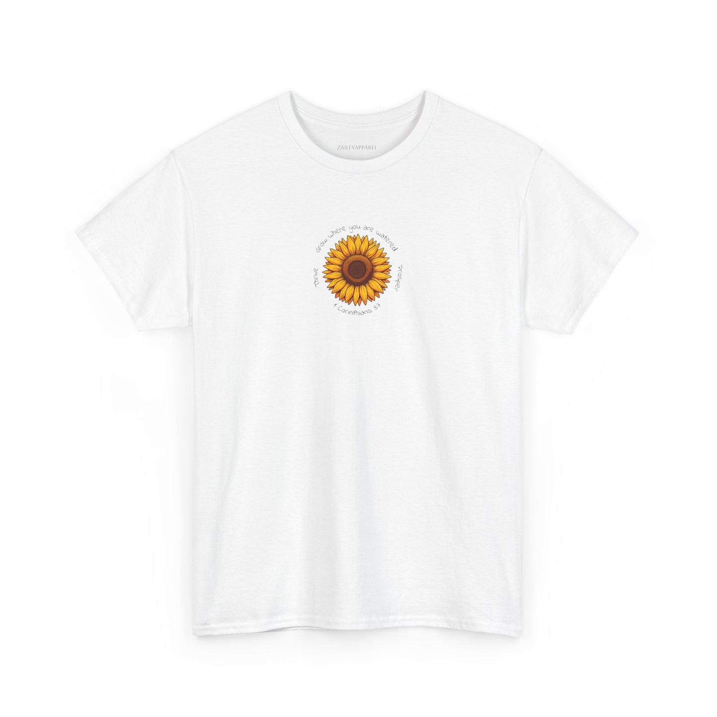 Grow and Thrive Sunflower Tee