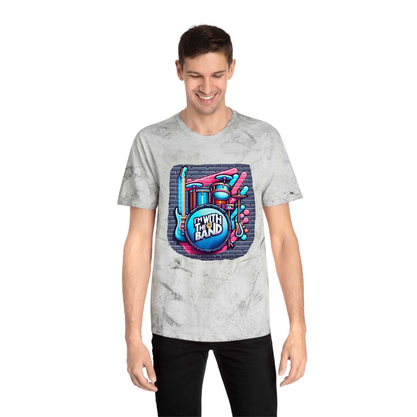 Unisex Music Lovers Color Blast T-Shirt, Band Tee, Concert Gear, Gift for Musicians, Festival Clothing, Casual Streetwear