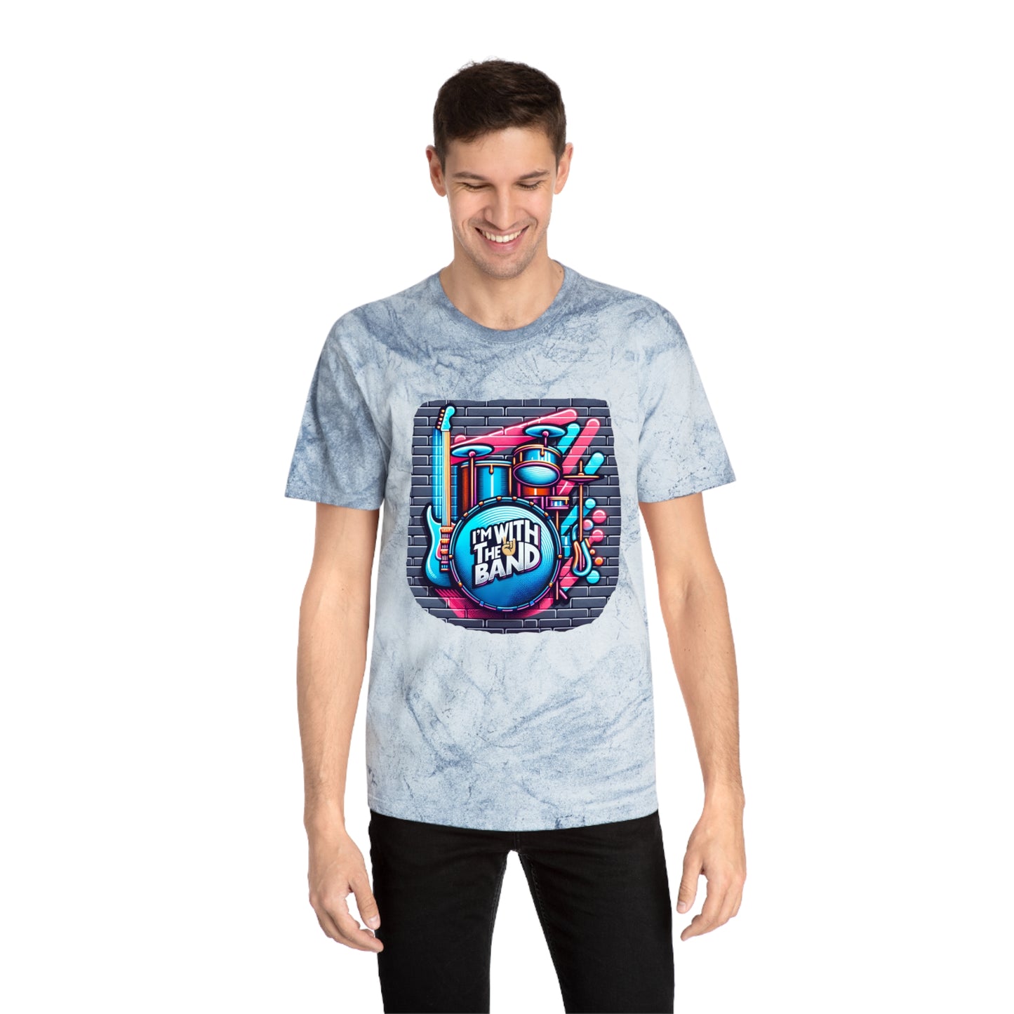 Unisex Music Lovers Color Blast T-Shirt, Band Tee, Concert Gear, Gift for Musicians, Festival Clothing, Casual Streetwear
